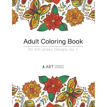 Adult Coloring Book: 50 Anti-stress Designs