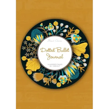 Dotted Bullet Journal: Medium A5 - 5.83X8.27 (Fall Wreath)