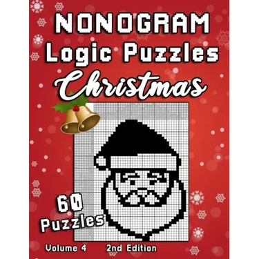 Christmas Nonogram Logic Puzzles: Challenging Chrsitmas Holidays Hanjie puzzle collection with japanese picture riddles. Fun brain teaser for everyone