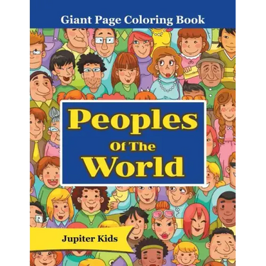 Peoples Of The World: Giant Page Coloring Book