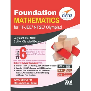 Foundation Mathematics for IIT-JEE/ NTSE/ Olympiad Class 6 - 3rd Edition