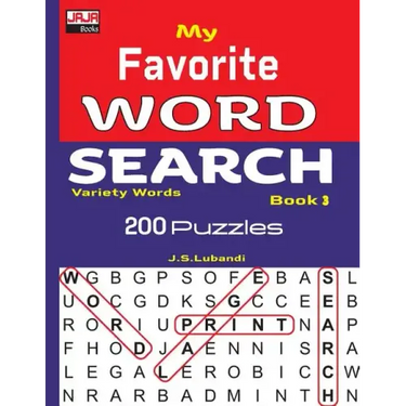 My Favorite WORD SEARCH Book 3