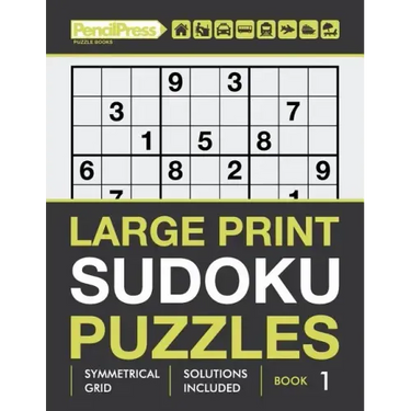 Large Print Sudoku Puzzles Book 1