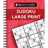 Brain Games - Sudoku Large Print (Red)