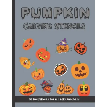 Pumpkin Carving Stencils: 50 Fun Stencils For All Ages and Skills (Halloween Crafts)