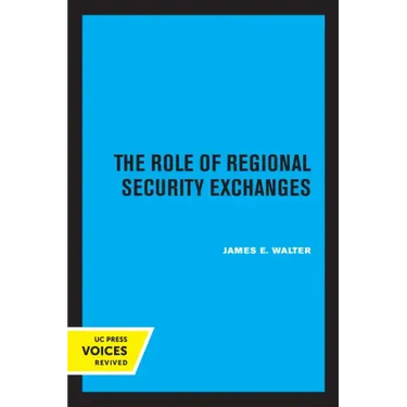 The Role of Regional Security Exchanges