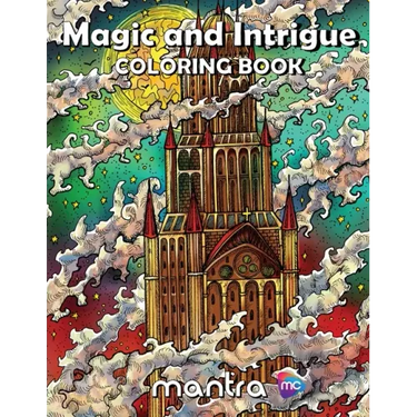 Magic and Intrigue Coloring Book: Coloring Book for Adults: Beautiful Designs for Stress Relief, Creativity, and Relaxation