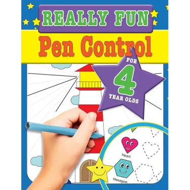 Really Fun Pen Control For 4 Year Olds: Fun & educational motor skill activities for four year old children