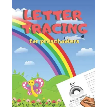 Letter Tracing for Preschoolers: Handwriting Practice Alphabet Workbook for Kids Ages 3-5, Toddlers, Nursery, Kindergartens, Homeschool - Learning to