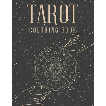 Tarot Coloring Book: Witch Cards Magical Coloring Book For Adults