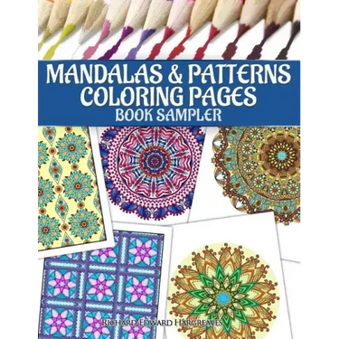 Mandalas & Patterns Coloring Pages Book Sampler