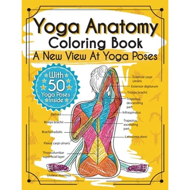 Yoga Anatomy Coloring Book: A New View At Yoga Poses