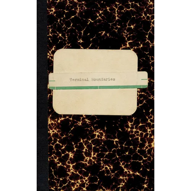Lawrence Weiner: Terminal Boundaries and a Natural Water Course Diverted Reduced or Displaced