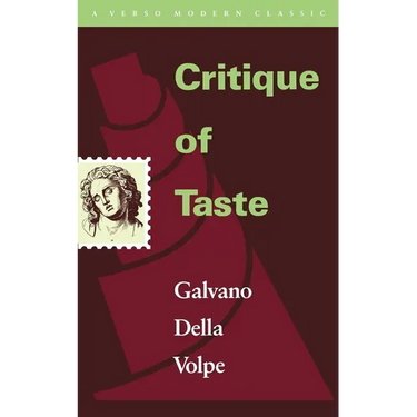 Critique of Taste