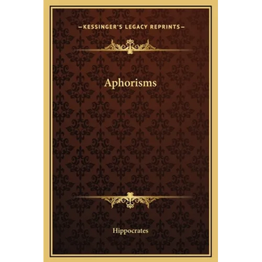 Aphorisms