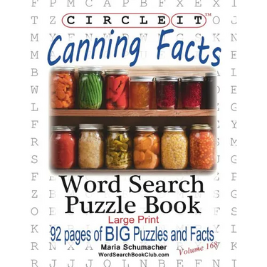 Circle It, Canning Facts, Word Search, Puzzle Book