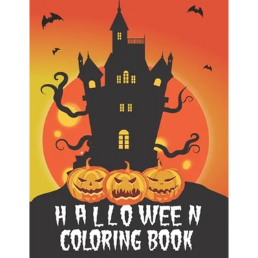 Halloween Coloring Book: Halloween Coloring Book for Kids and Adults