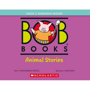 Bob Books - Animal Stories Hardcover Bind-Up Phonics, Ages 4 and Up, Kindergarten (Stage 2: Emerging Reader)
