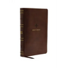 Nrsv, Catholic Bible, Standard Personal Size, Leathersoft, Brown, Comfort Print: Holy Bible