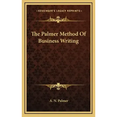 The Palmer Method of Business Writing