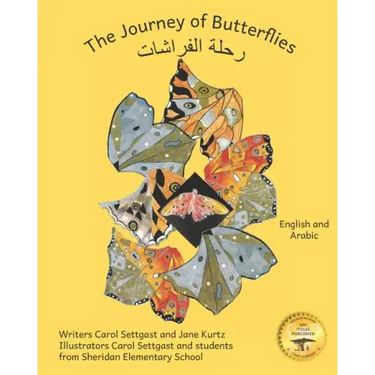 The Journey of Butterflies: An Epic Migration in Arabic and English