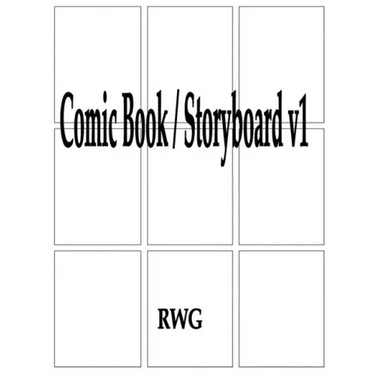 Comic Book / Storyboard v1: 200 Pages 8.5" X 11"