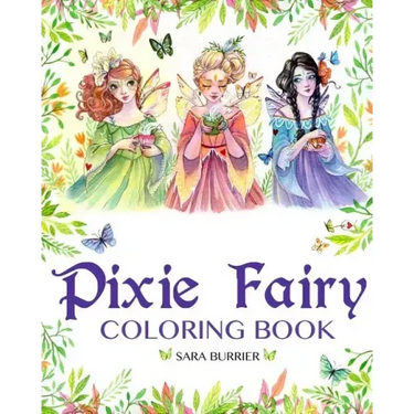 Pixie Fairy Coloring Book