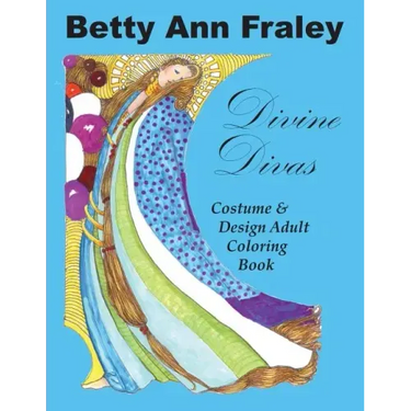 Divine Divas: Costume & Design Adult Coloring Book