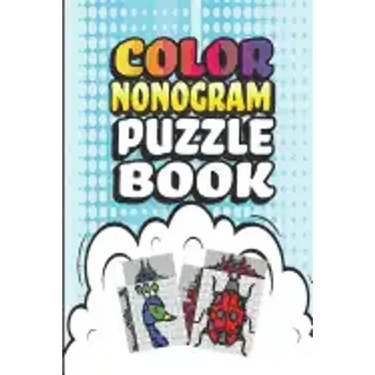 Nonogram Puzzle Books: 30 Multicolored Mosaic Logic Grid Puzzles For Adults and Kids