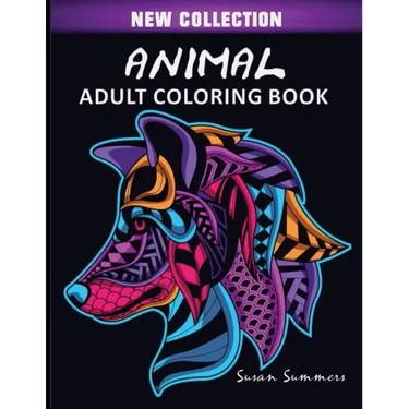 Animal Adult Coloring Book