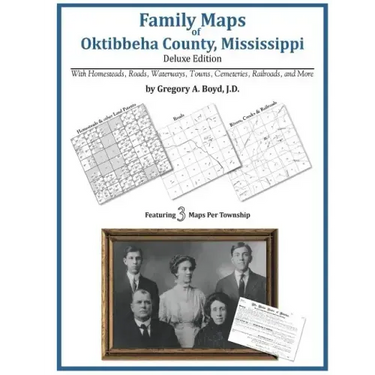 Family Maps of Oktibbeha County, Mississippi