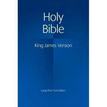 Large Print Text Bible-KJV
