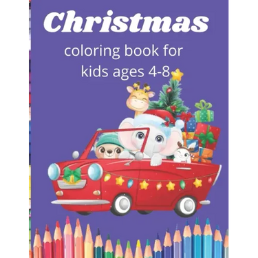 Christmas Beautiful Coloring Book: Christmas designs on Gorgeous Colours