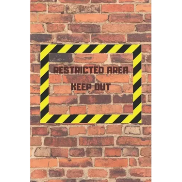 Restricted Area Keep Out: Internet password and username keeper with alphabetical tabs