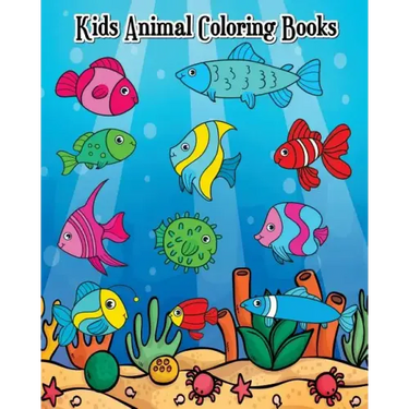 Kids Animal Coloring Books: The Deep Dive Underwater Ocean Coloring Book (Jumbo Coloring Book)