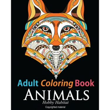 Adult Coloring Book: Animals: Coloring Book for Grownups Featuring 34 Beautiful Animal Designs