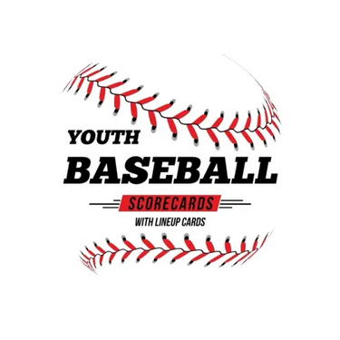 Youth Baseball Scorecards With Lineup Cards: 50 Scorecards For Baseball and Softball