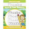 Phoebe Letter Tracing for Kids Trace my Name Workbook: Tracing Books for Kids ages 3 - 5 Pre-K & Kindergarten Practice Workbook