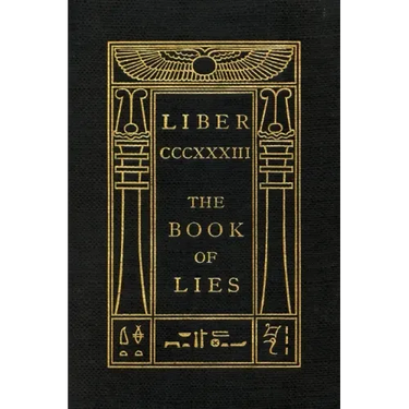 The Book of Lies: Oversized Keep Silence Edition