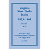 Virginia Slave Births Index, 1853-1865, Volume 1, A-C
