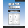 Large Print Sudoku: Easy Large Print Sudoku Volume 8