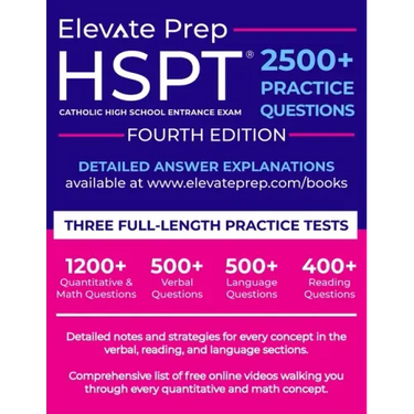 HSPT: 2500+ Practice Questions