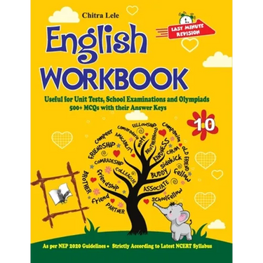 English Workbook Class 10: Useful for Unit Tests, School Examinations & Olympiads
