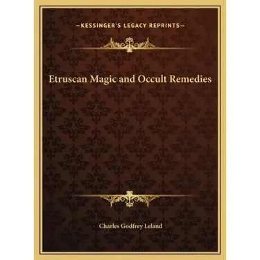 Etruscan Magic and Occult Remedies