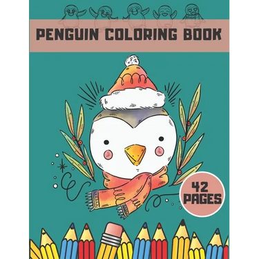 Penguin Coloring Book: For Kids Adults Stress Boys Girls Young Fun Animal