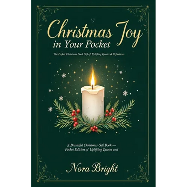 Christmas Joy in Your Pocket: A Beautiful Christmas Gift Book - Pocket Edition of Uplifting Quotes and Reflections, Ideal for any Gift Set