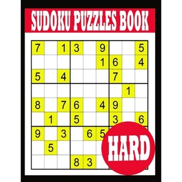 Sudoku Puzzle Book: Hard Sudoku Puzzle Book including Instructions and answer keys - Sudoku Puzzle Book for Adults