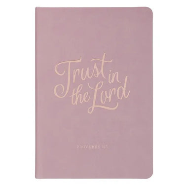Journal Hardcover Purple Trust in the Lord Prov. 3:5
