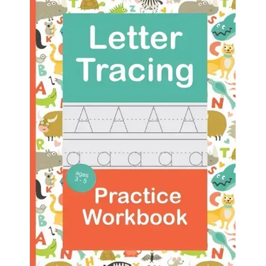Letter Tracing Practice Workbook: Handwriting Book Preschool Kindergarten Kids Age 3-5
