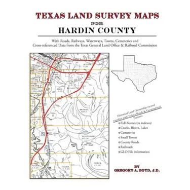 Texas Land Survey Maps for Hardin County